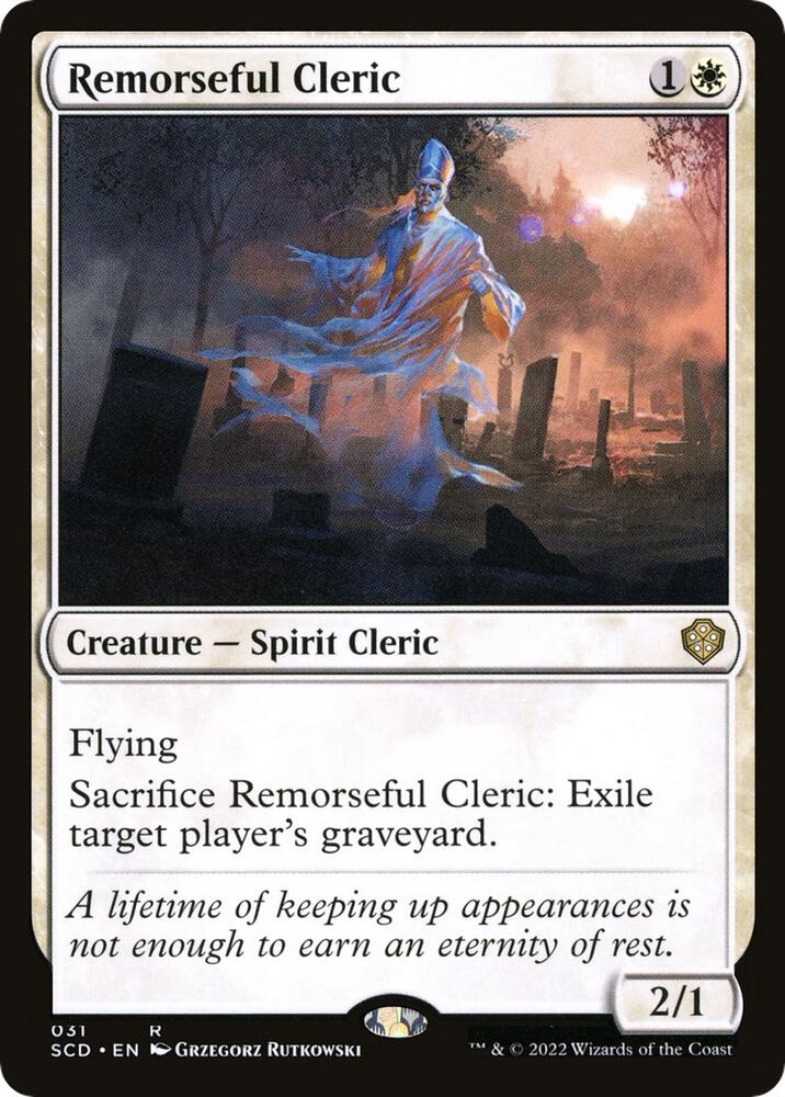 Remorseful Cleric [Starter Commander Decks] 31