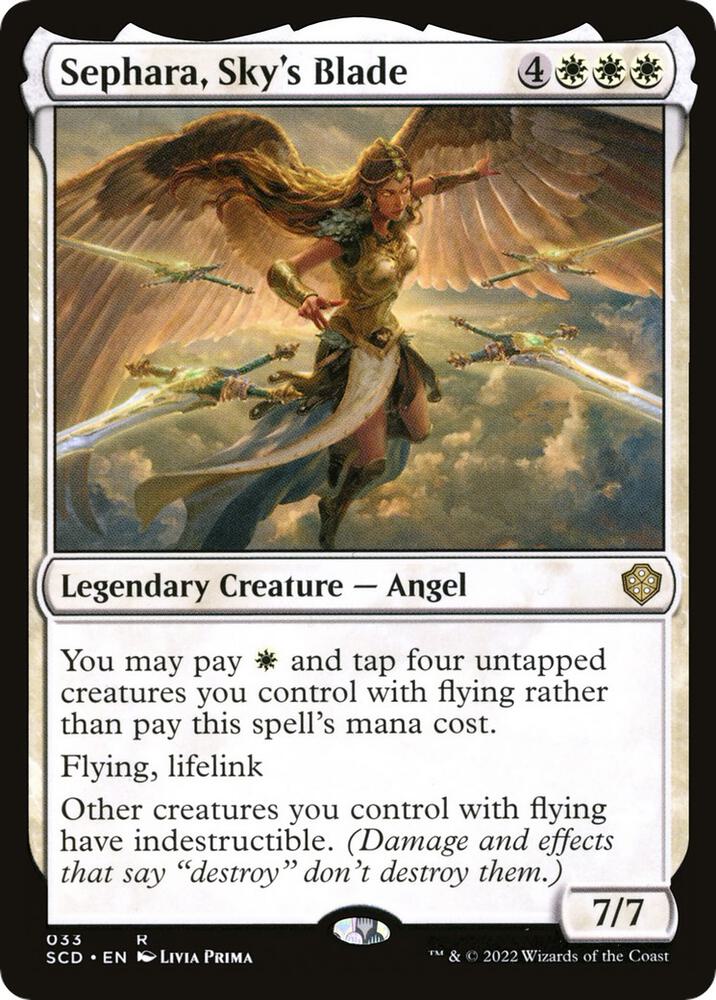 Sephara, Sky's Blade [Starter Commander Decks] 33