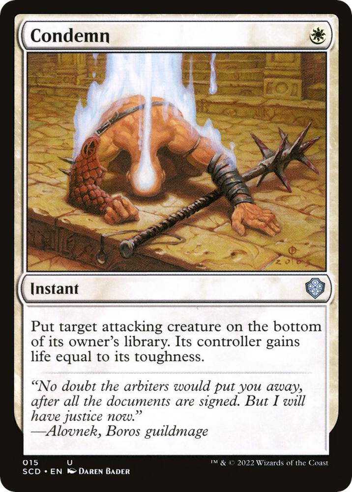 Condemn [Starter Commander Decks] 15