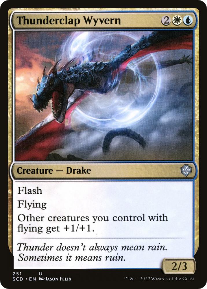 Thunderclap Wyvern [Starter Commander Decks] 251