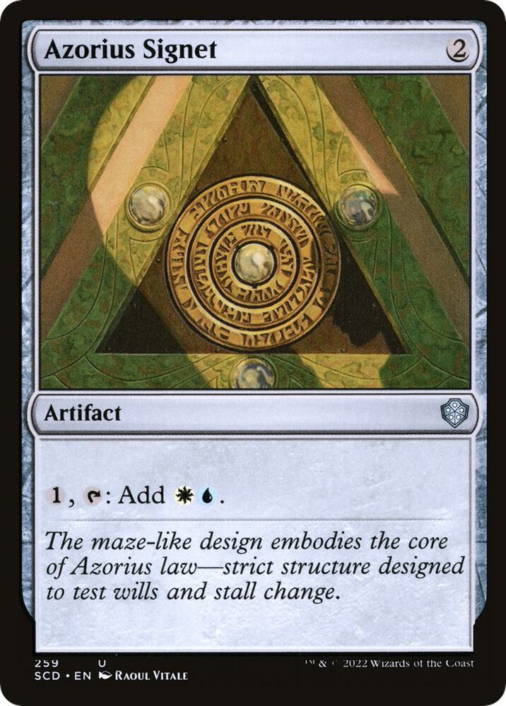Azorius Signet [Starter Commander Decks] 259