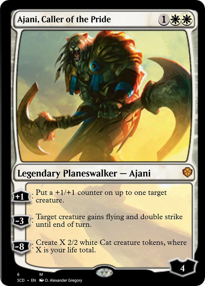 Ajani, Caller of the Pride [Starter Commander Decks] 6