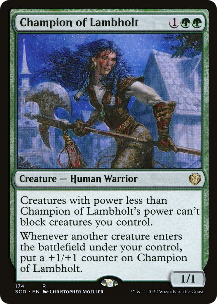 Champion of Lambholt [Starter Commander Decks] 174