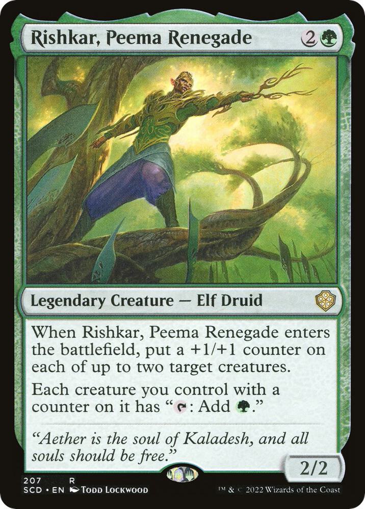 Rishkar, Peema Renegade [Starter Commander Decks] 207