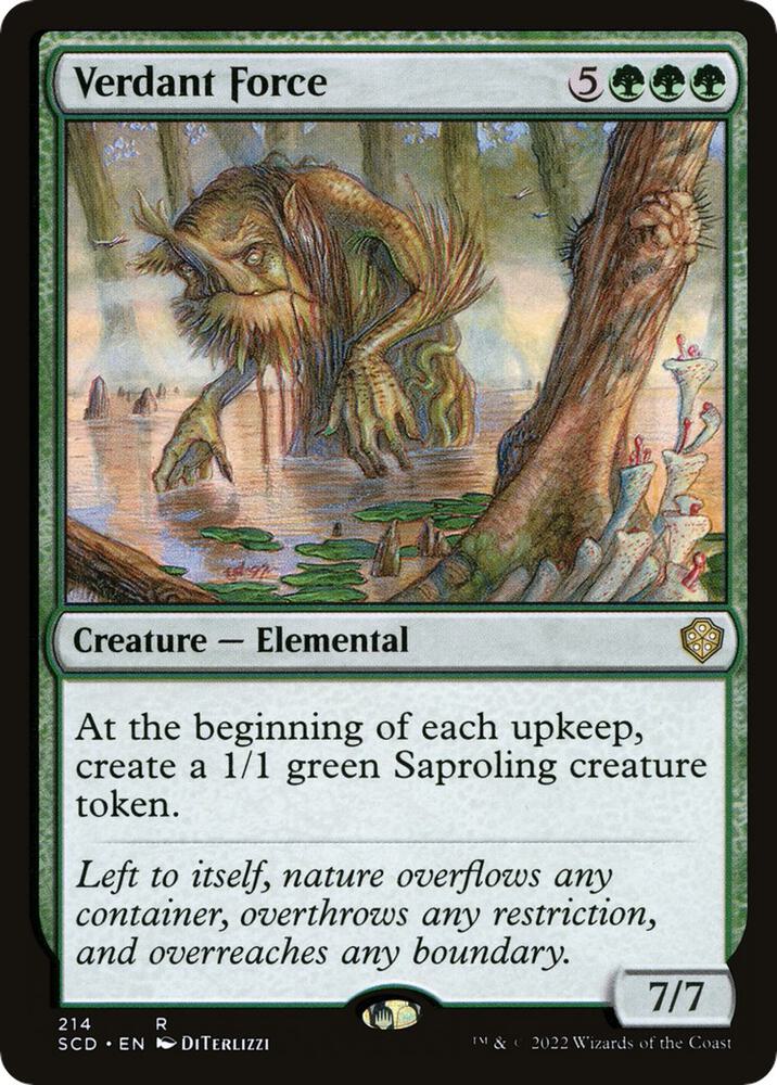 Verdant Force [Starter Commander Decks] 214