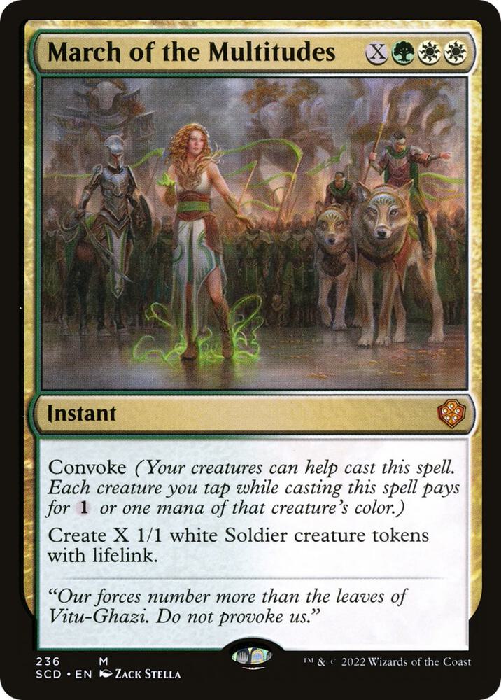 March of the Multitudes [Starter Commander Decks] 236