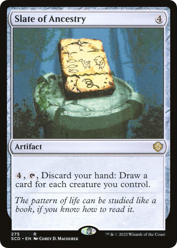 Slate of Ancestry [Starter Commander Decks] 275
