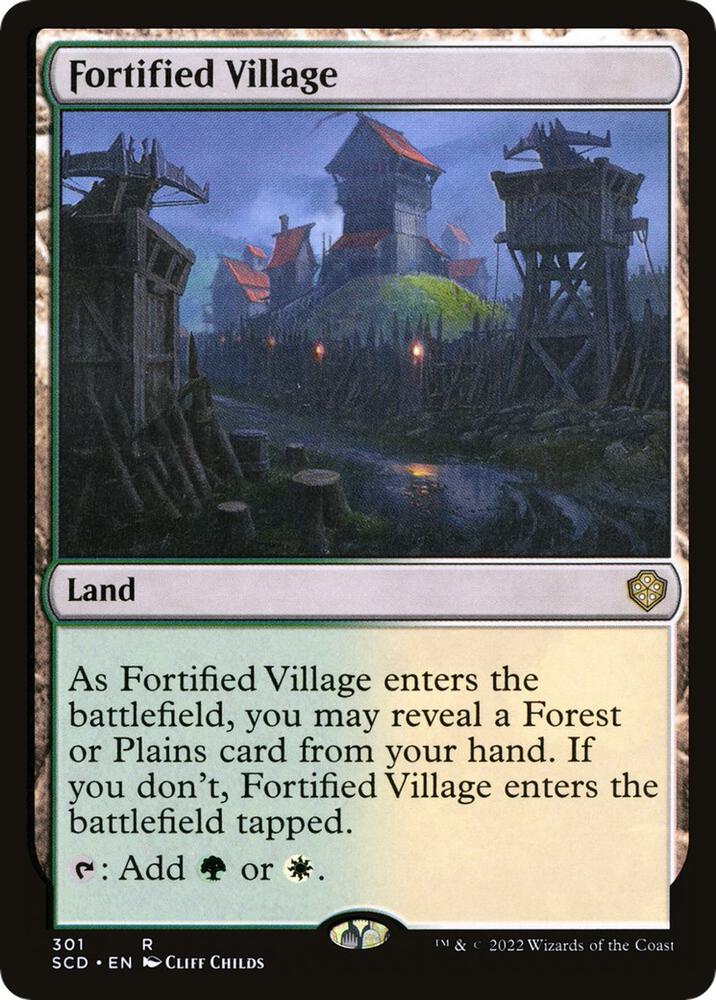 Fortified Village [Starter Commander Decks] 301