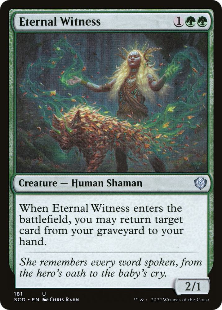 Eternal Witness [Starter Commander Decks] 181