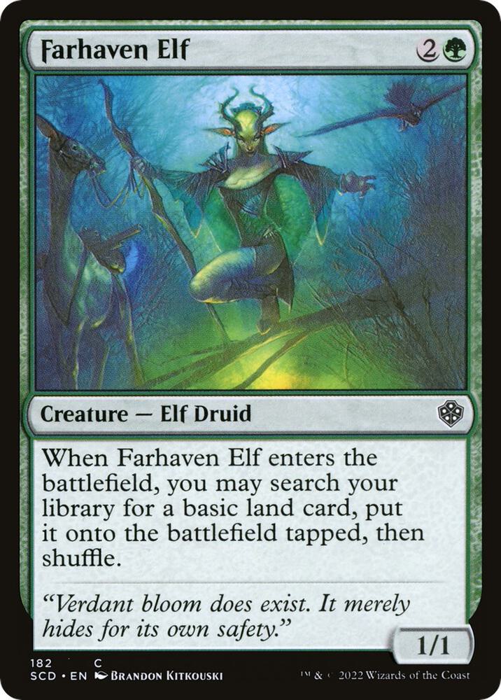 Farhaven Elf [Starter Commander Decks] 182