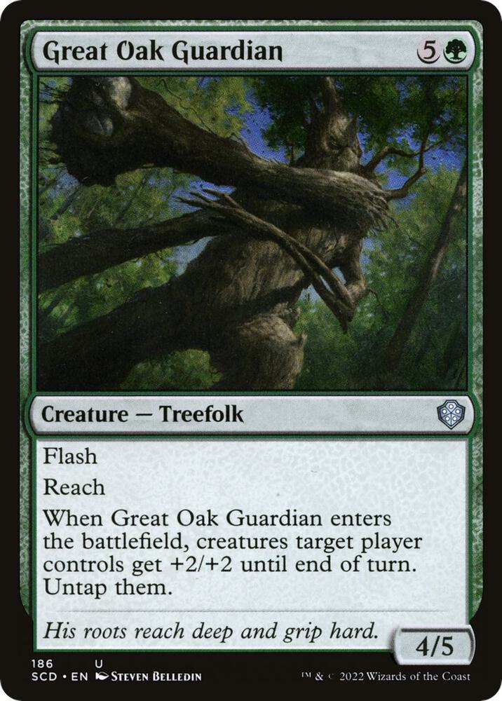 Great Oak Guardian [Starter Commander Decks] 186