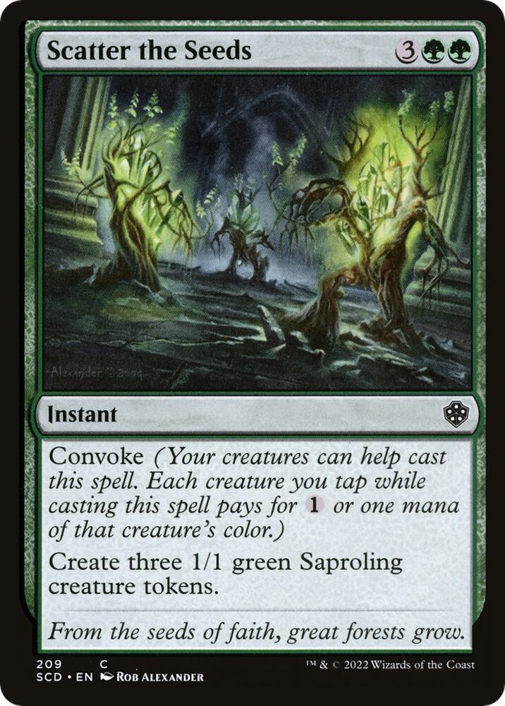 Scatter the Seeds [Starter Commander Decks] 209