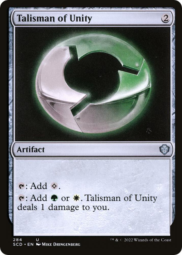 Talisman of Unity [Starter Commander Decks] 284