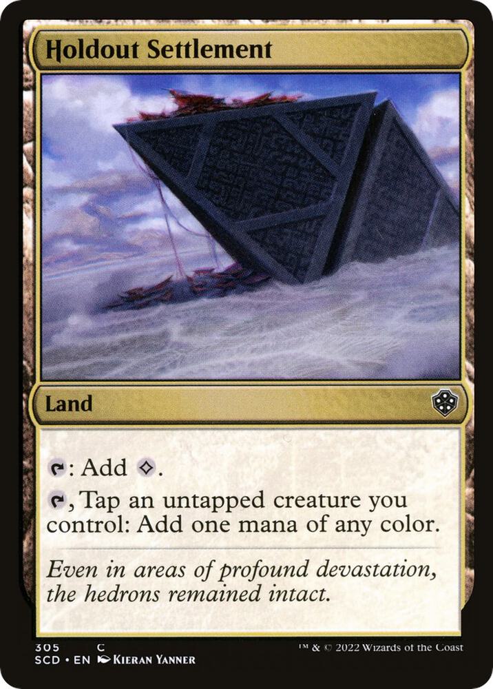 Holdout Settlement [Starter Commander Decks] 305