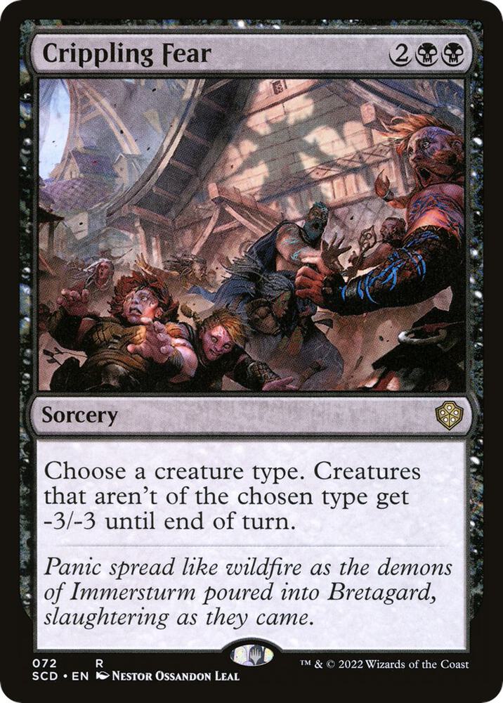 Crippling Fear [Starter Commander Decks] 72