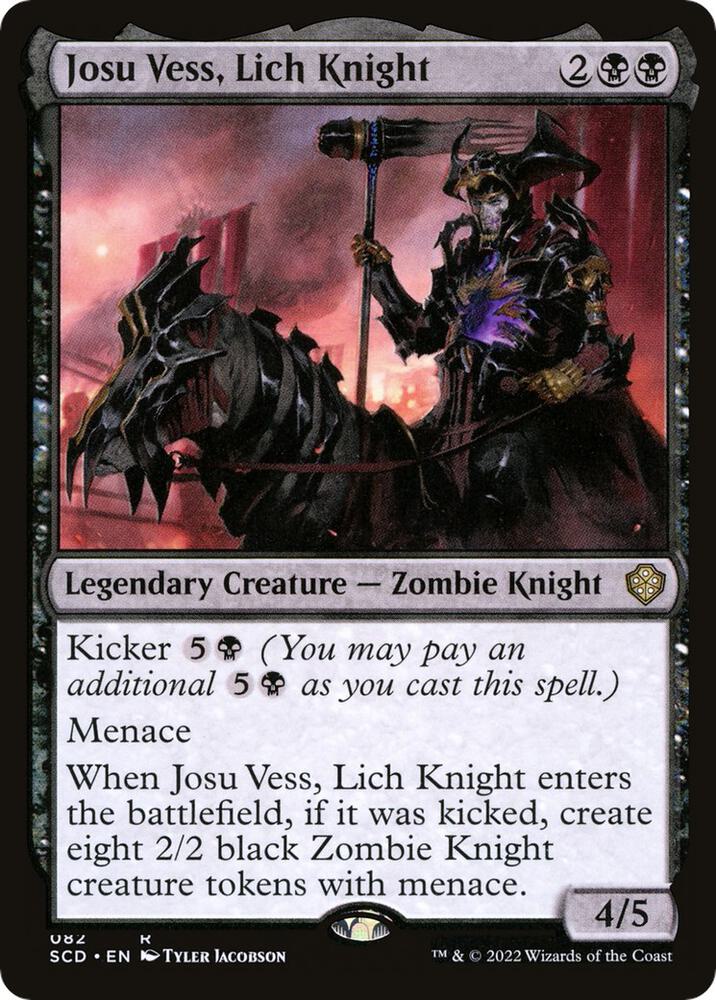 Josu Vess, Lich Knight [Starter Commander Decks] 82