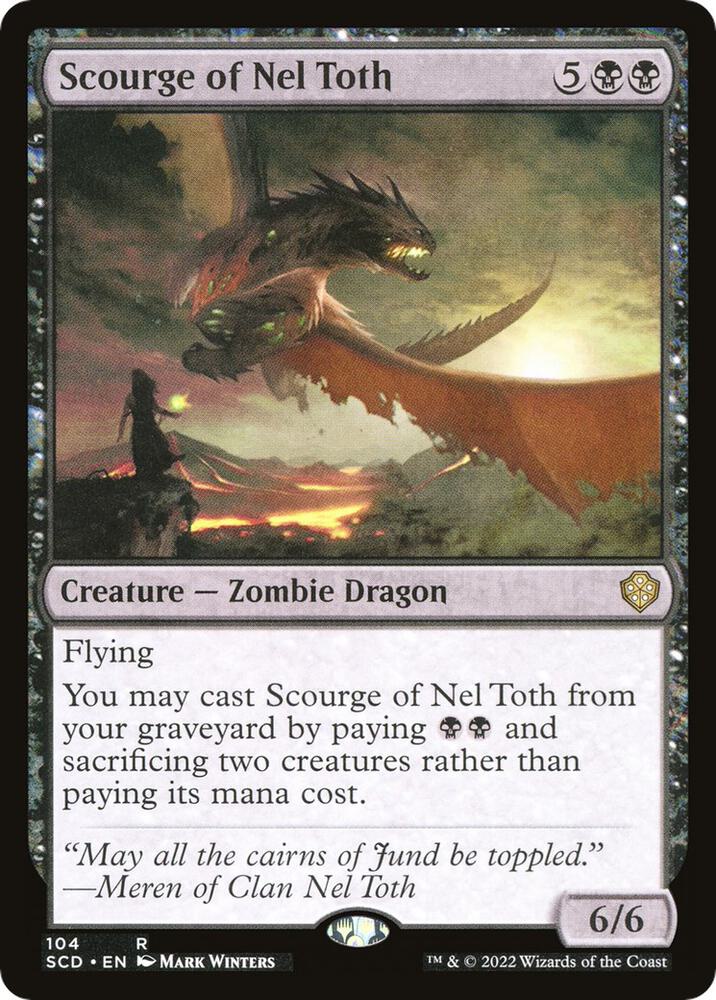 Scourge of Nel Toth [Starter Commander Decks] 104