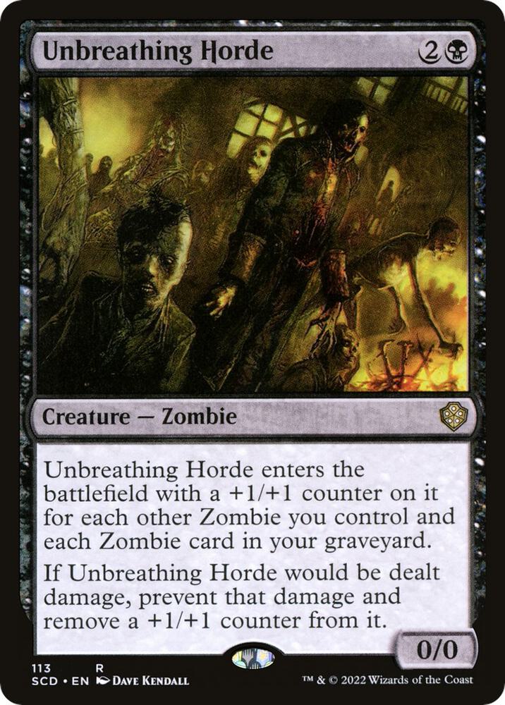 Unbreathing Horde [Starter Commander Decks] 113