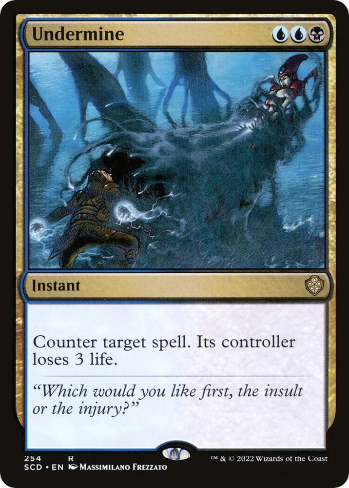 Undermine [Starter Commander Decks] 254