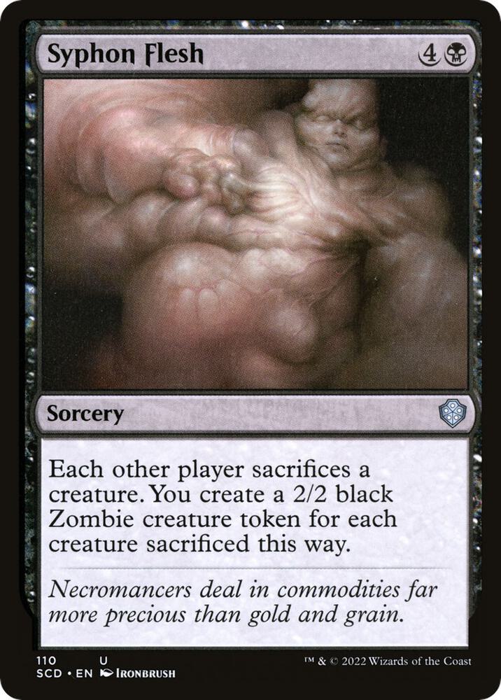 Syphon Flesh [Starter Commander Decks] 110