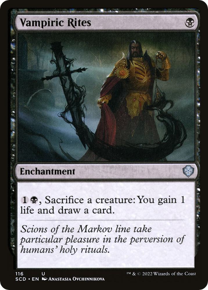 Vampiric Rites [Starter Commander Decks] 116