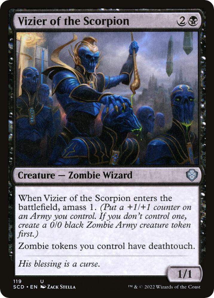 Vizier of the Scorpion [Starter Commander Decks] 119