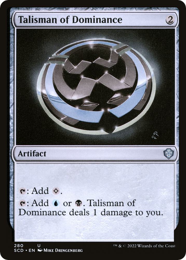 Talisman of Dominance [Starter Commander Decks] 280