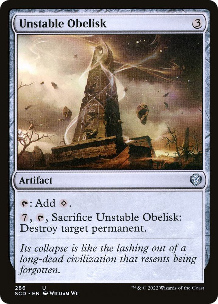 Unstable Obelisk [Starter Commander Decks] 286