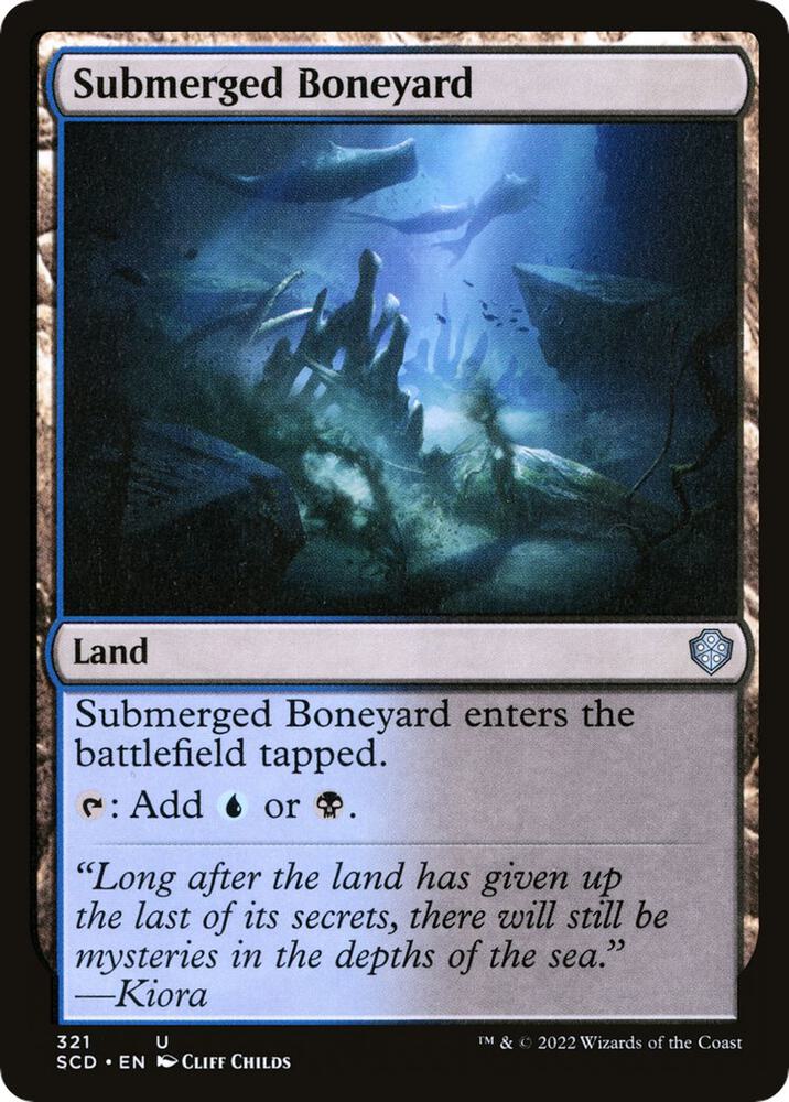 Submerged Boneyard [Starter Commander Decks] 321