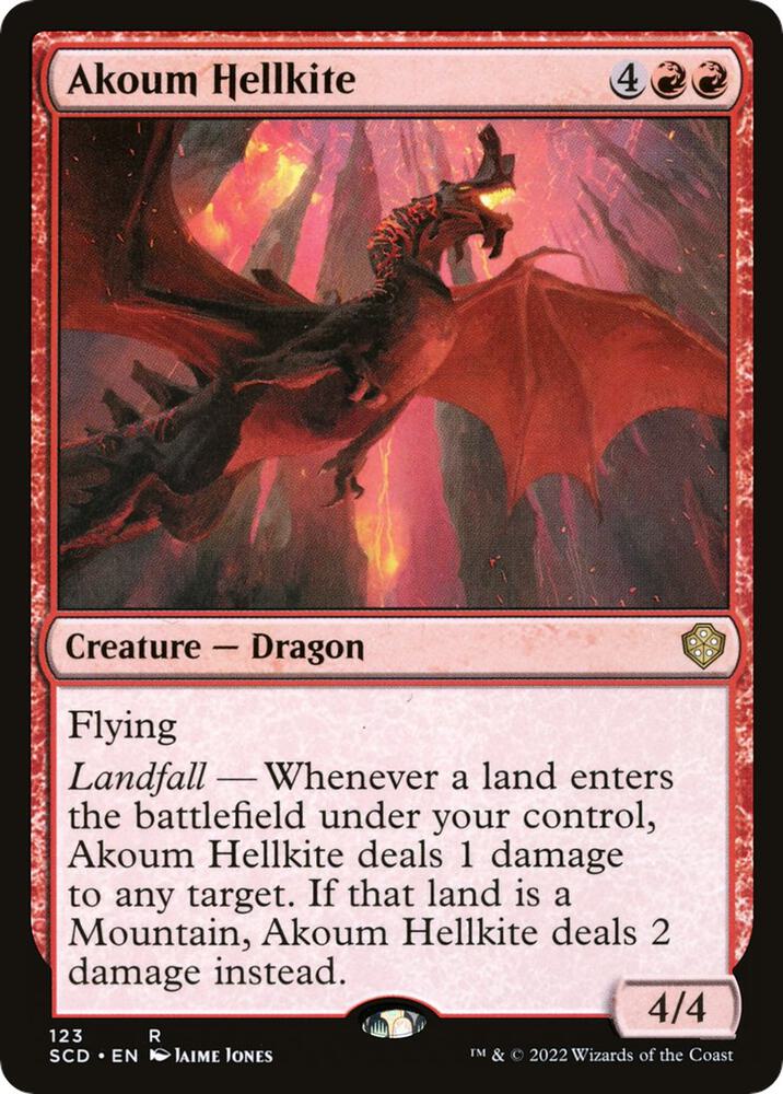 Akoum Hellkite [Starter Commander Decks] 123