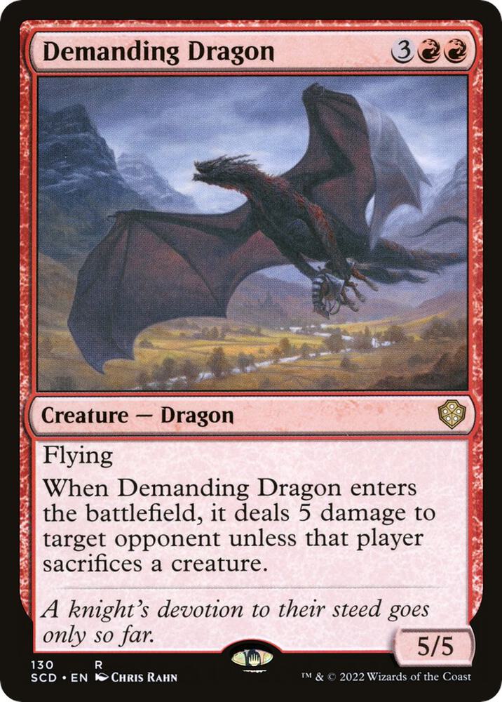 Demanding Dragon [Starter Commander Decks] 130