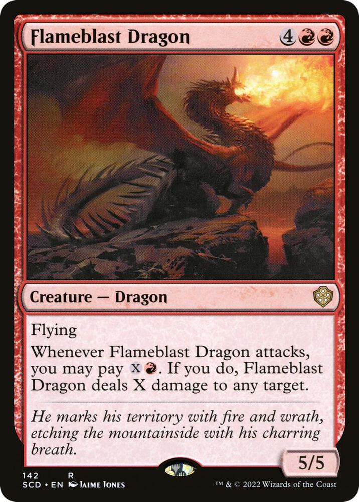 Flameblast Dragon [Starter Commander Decks] 142