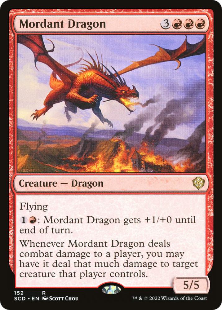 Mordant Dragon [Starter Commander Decks] 152