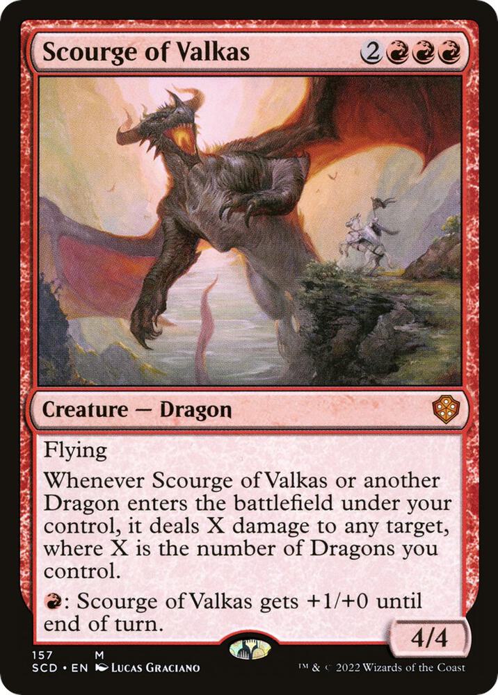 Scourge of Valkas [Starter Commander Decks] 157