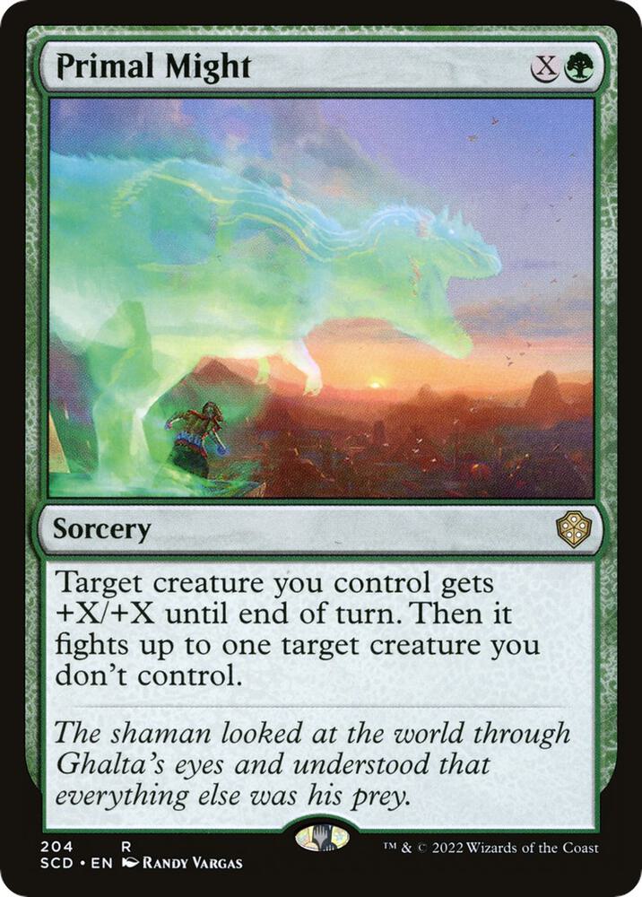 Primal Might [Starter Commander Decks] 204