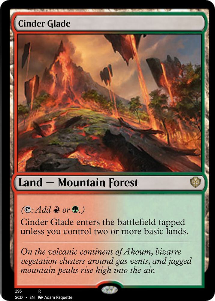 Cinder Glade [Starter Commander Decks] 295