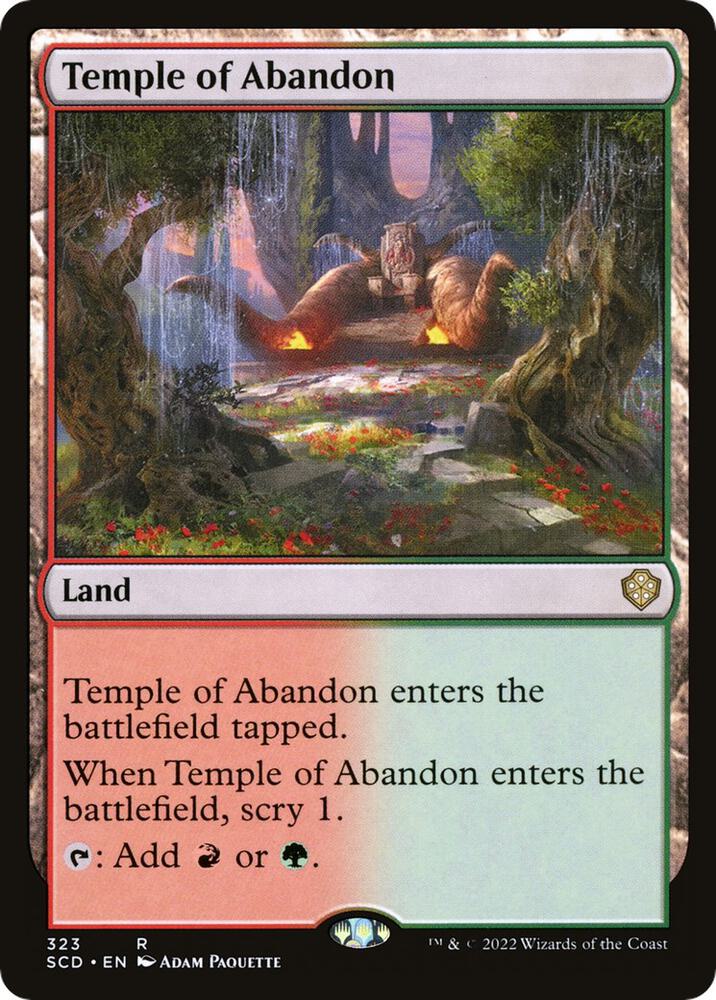 Temple of Abandon [Starter Commander Decks] 323