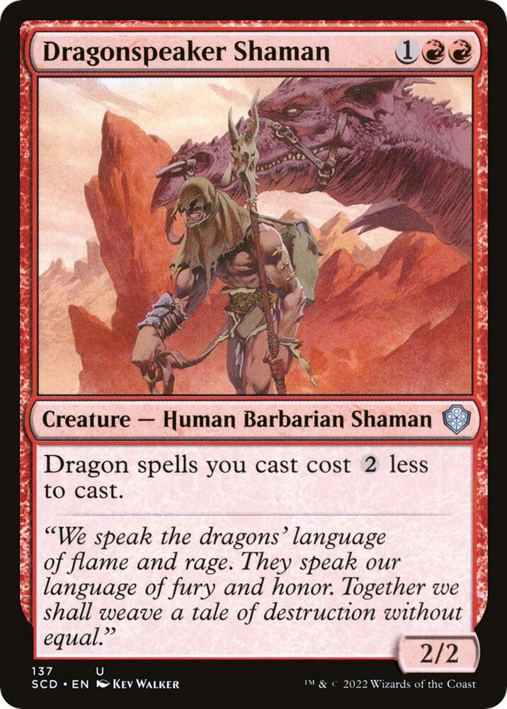 Dragonspeaker Shaman [Starter Commander Decks] 137