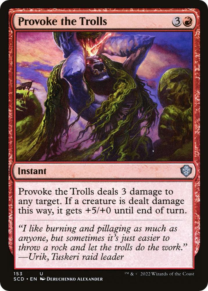Provoke the Trolls [Starter Commander Decks] 153