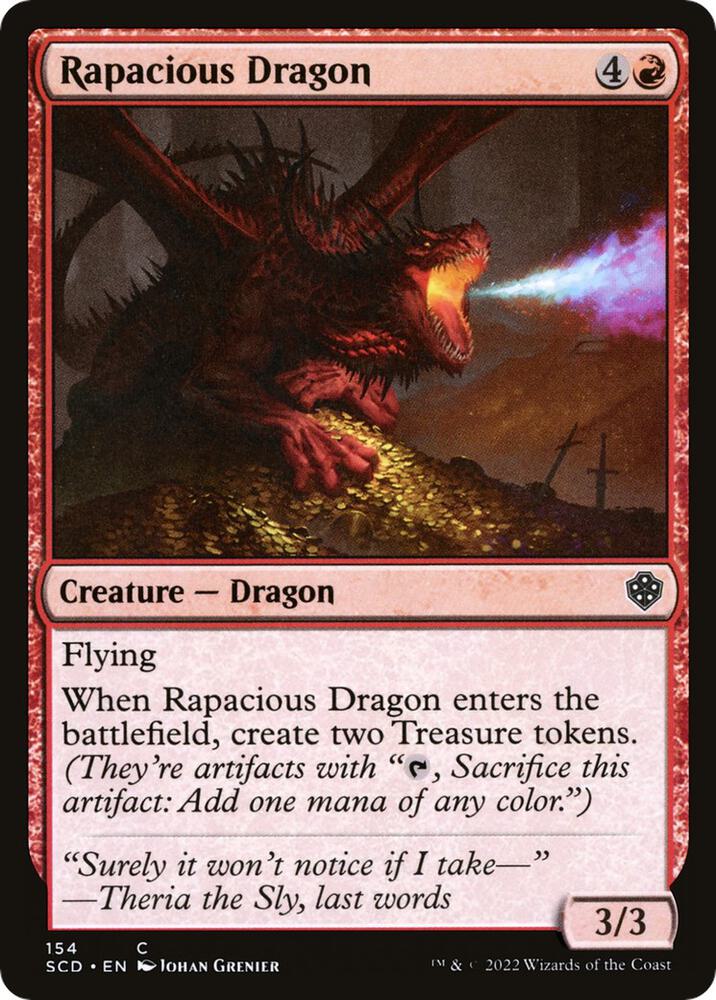 Rapacious Dragon [Starter Commander Decks] 154