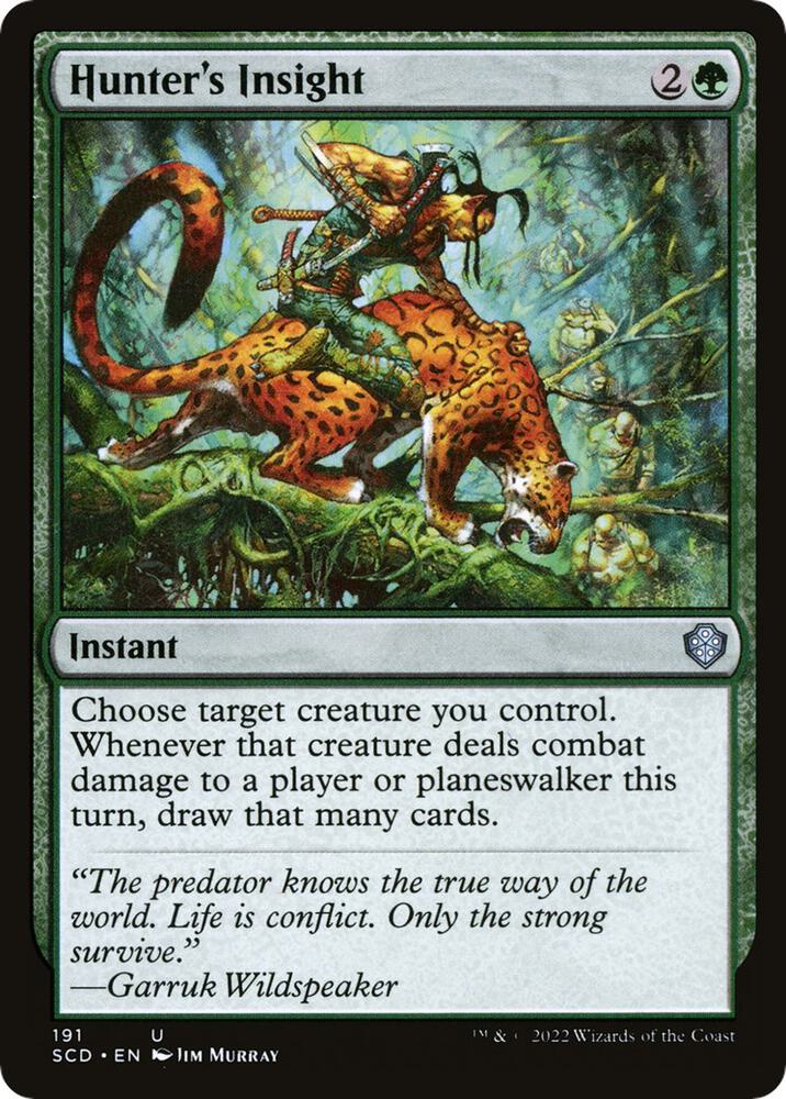 Hunter's Insight [Starter Commander Decks] 191
