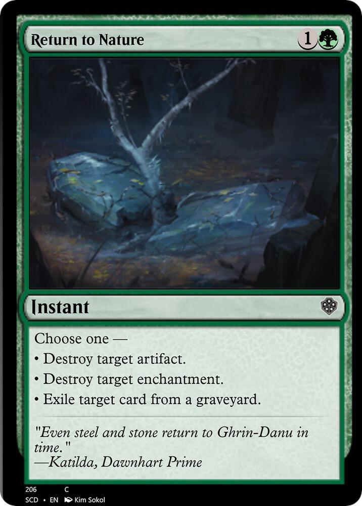 Return to Nature [Starter Commander Decks] 206