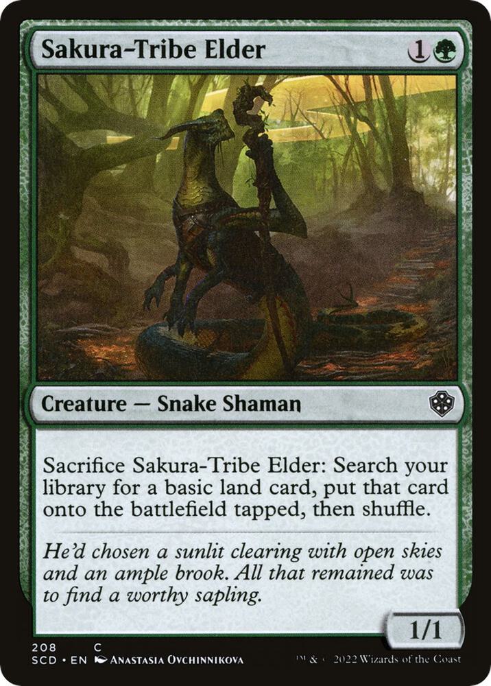Sakura-Tribe Elder [Starter Commander Decks] 208