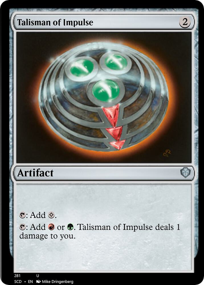 Talisman of Impulse [Starter Commander Decks] 281