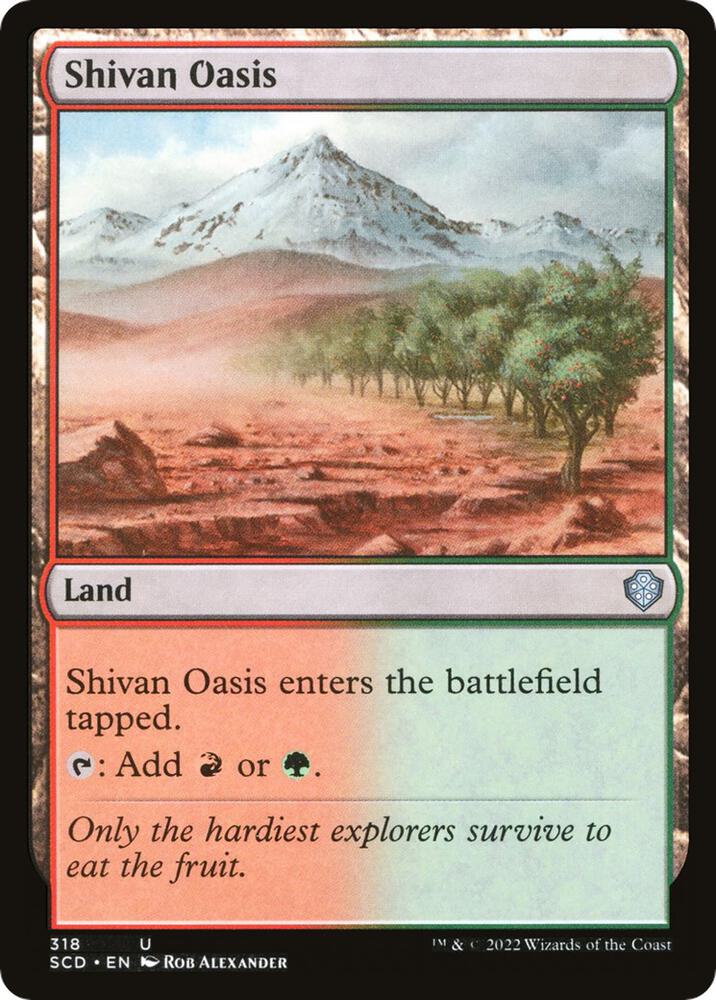 Shivan Oasis [Starter Commander Decks] 318