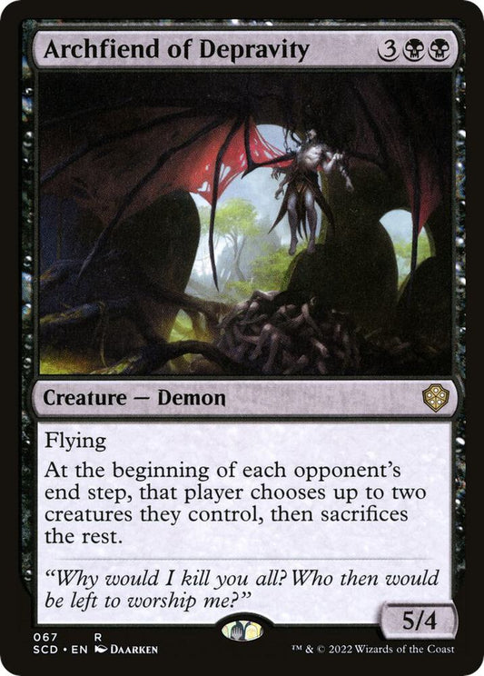 Archfiend of Depravity [Starter Commander Decks] 67