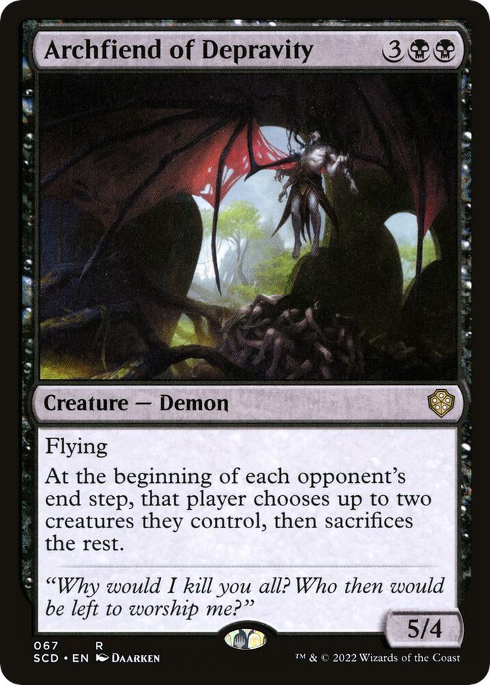 Archfiend of Depravity [Starter Commander Decks] 67