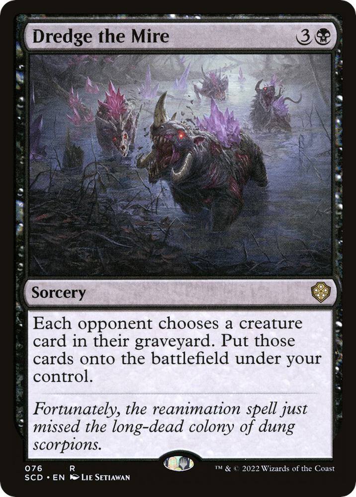 Dredge the Mire [Starter Commander Decks] 76