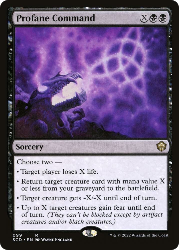 Profane Command [Starter Commander Decks] 99