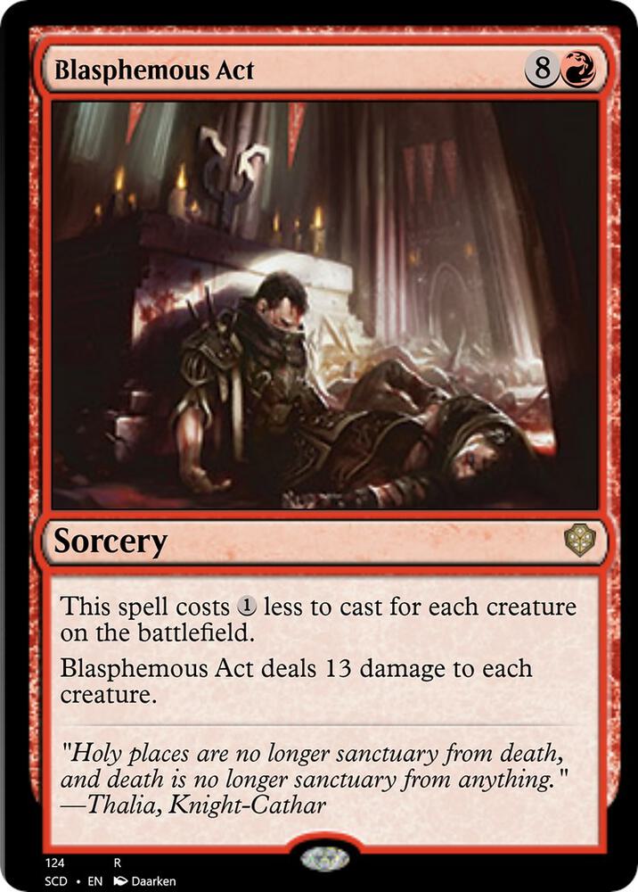 Blasphemous Act [Starter Commander Decks] 124